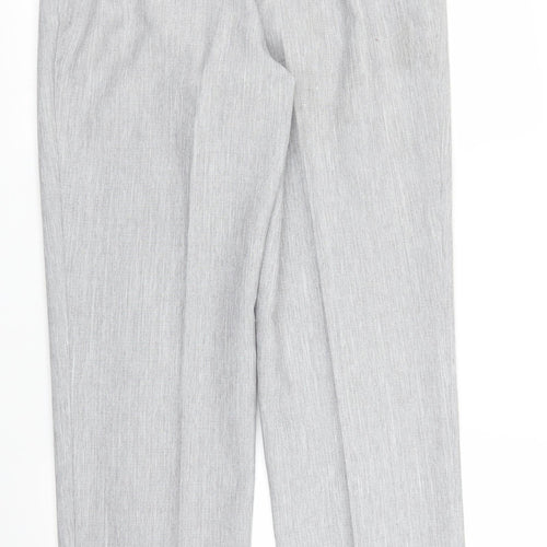 M&S Womens Grey   Trousers  Size 12 L28 in