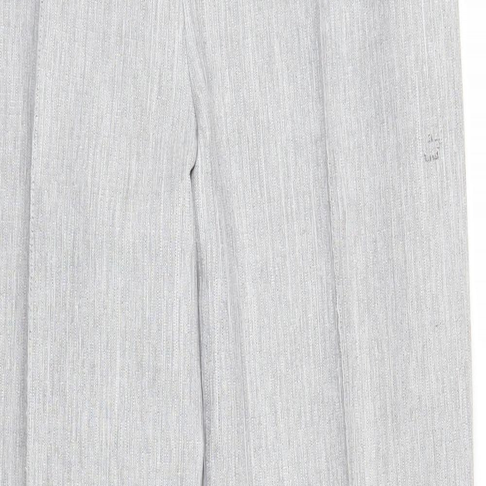 M&S Womens Grey   Trousers  Size 12 L28 in