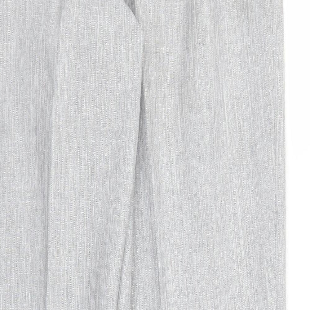M&S Womens Grey   Trousers  Size 12 L28 in