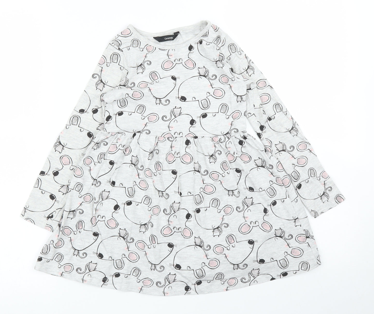 George Girls Grey   A-Line  Size 5-6 Years