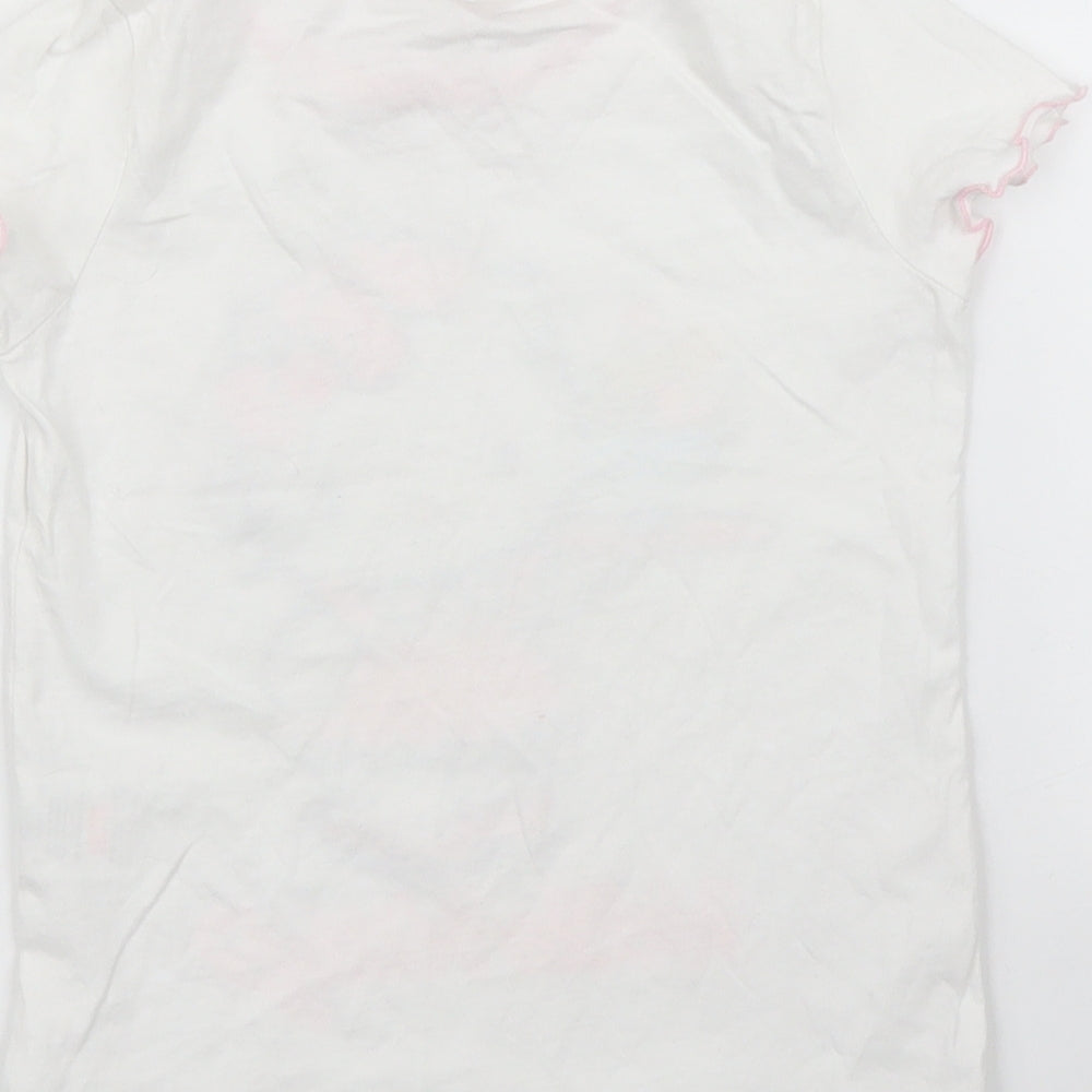 Hello Kitty Girls White   Basic T-Shirt Size 3 Years