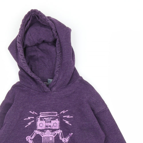NEXT Girls Purple   Pullover Hoodie Size 7 Years