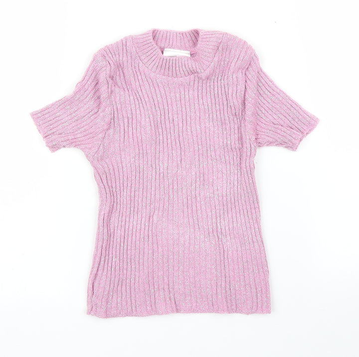 Items Girls Purple Basic Blouse Size 7 Years