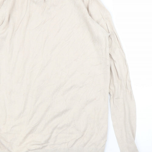 Warehouse Womens Beige   Pullover Jumper Size 8