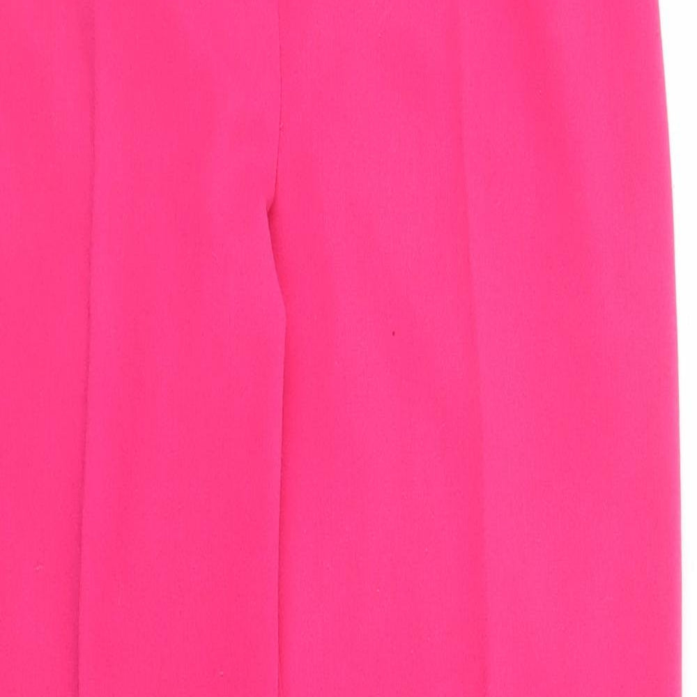 M&S Womens Pink   Pedal Pusher Trousers Size 12 L27 in