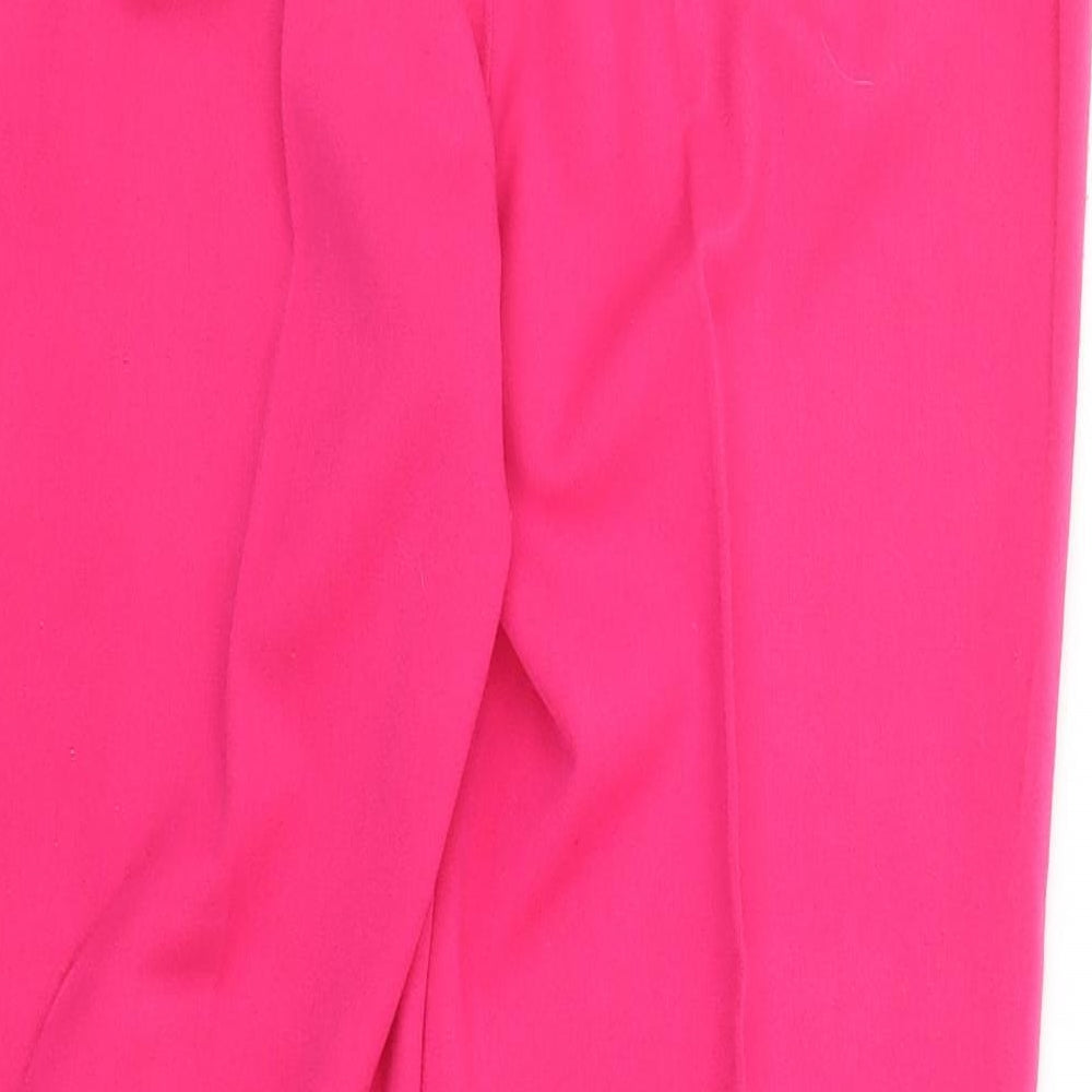 M&S Womens Pink   Pedal Pusher Trousers Size 12 L27 in