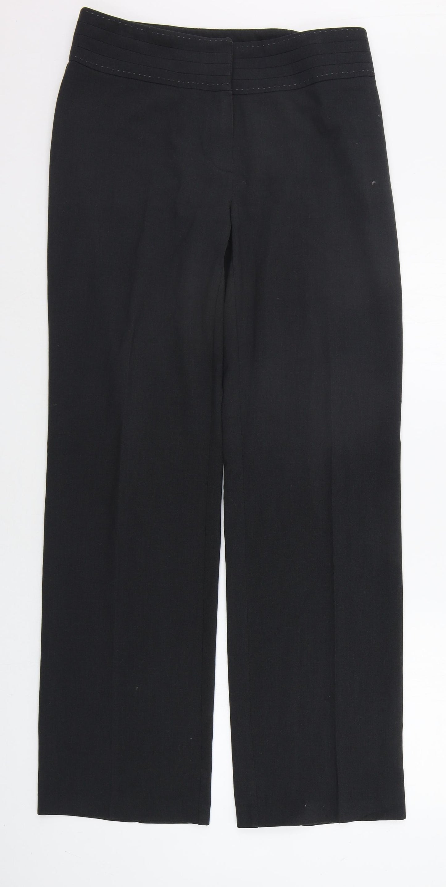 Marks and Spencer Womens Grey   Trousers  Size 10 L31 in