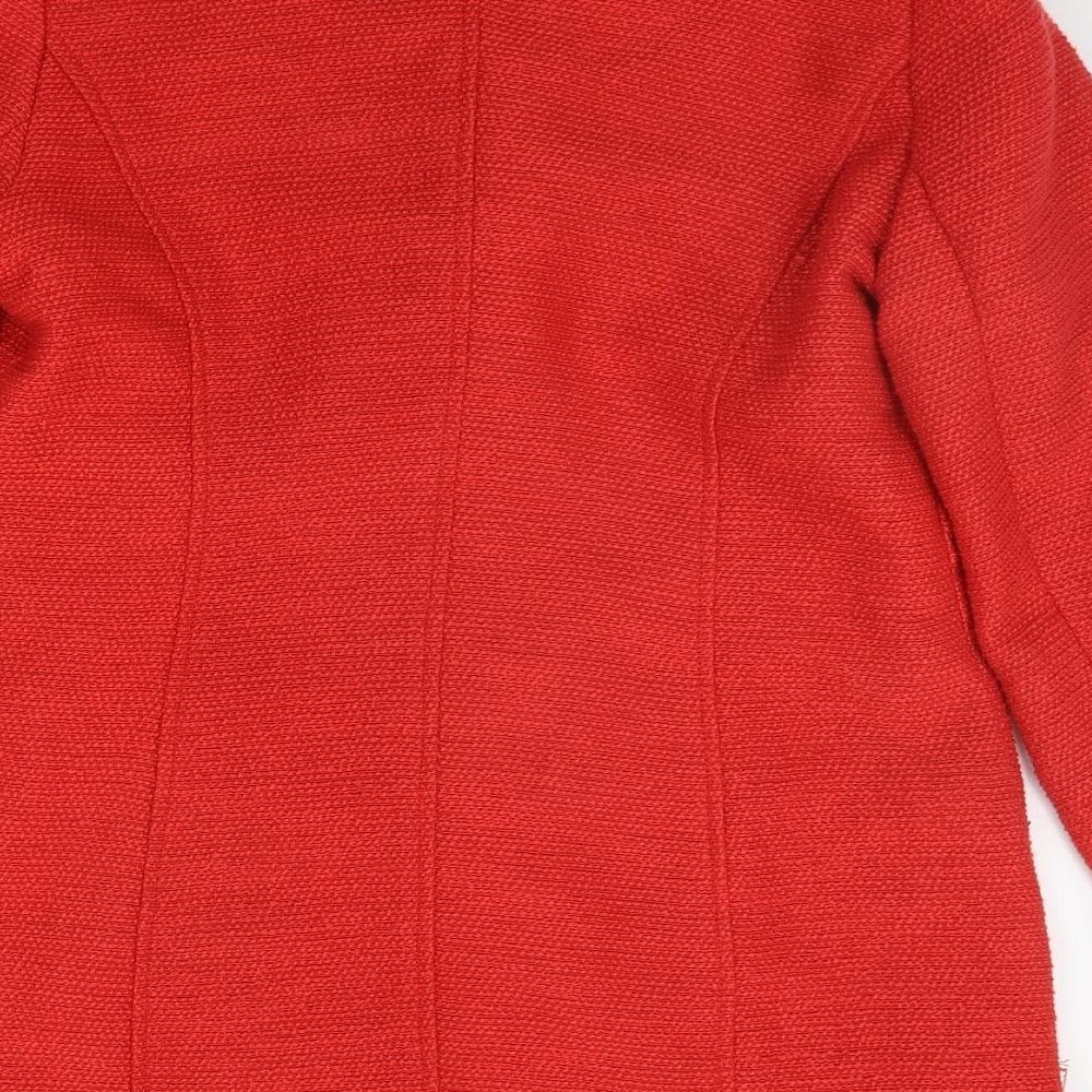 New Look Womens Red   Jacket Coat Size 12