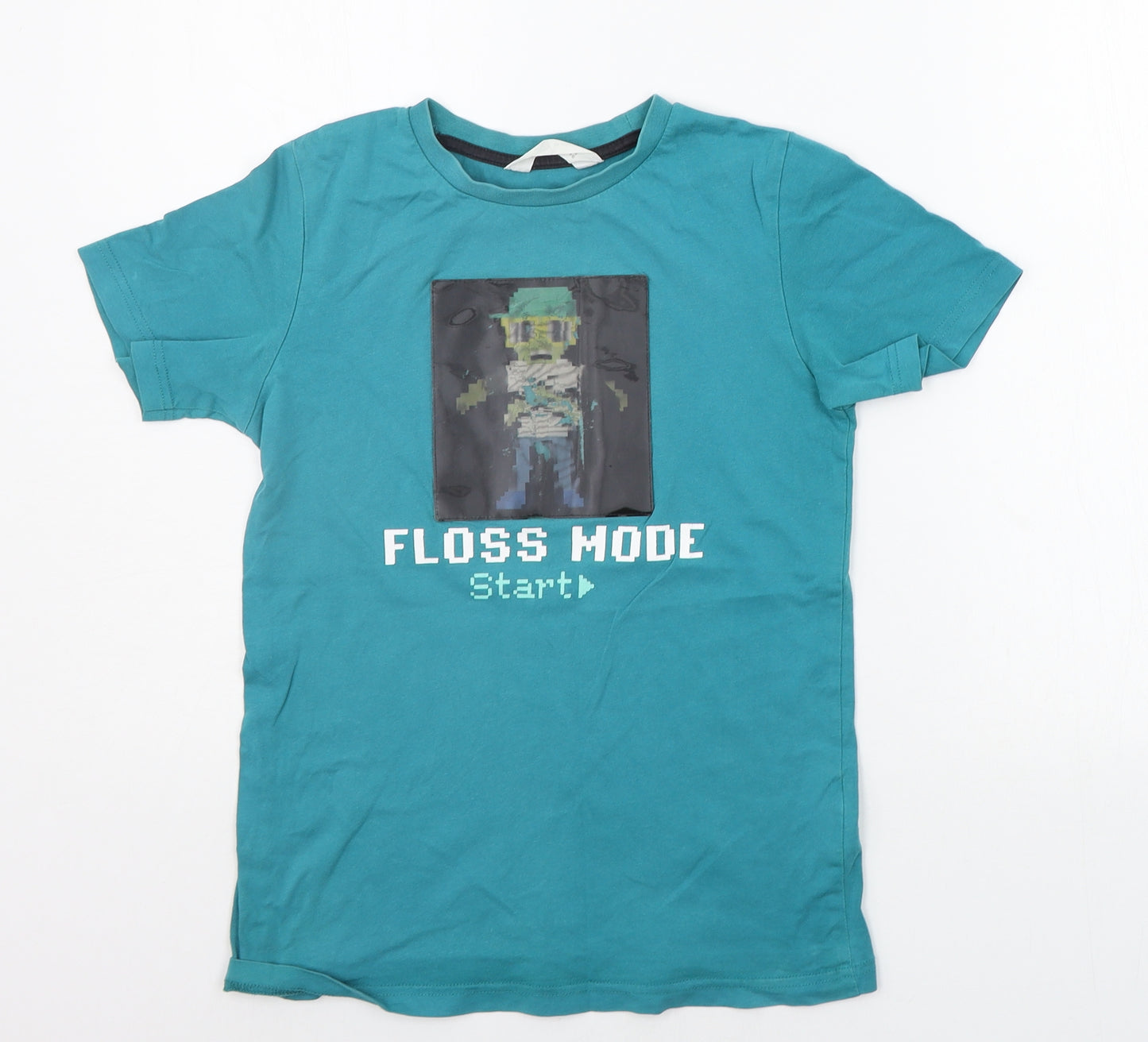 H&M Boys Blue   Basic T-Shirt Size 9-10 Years