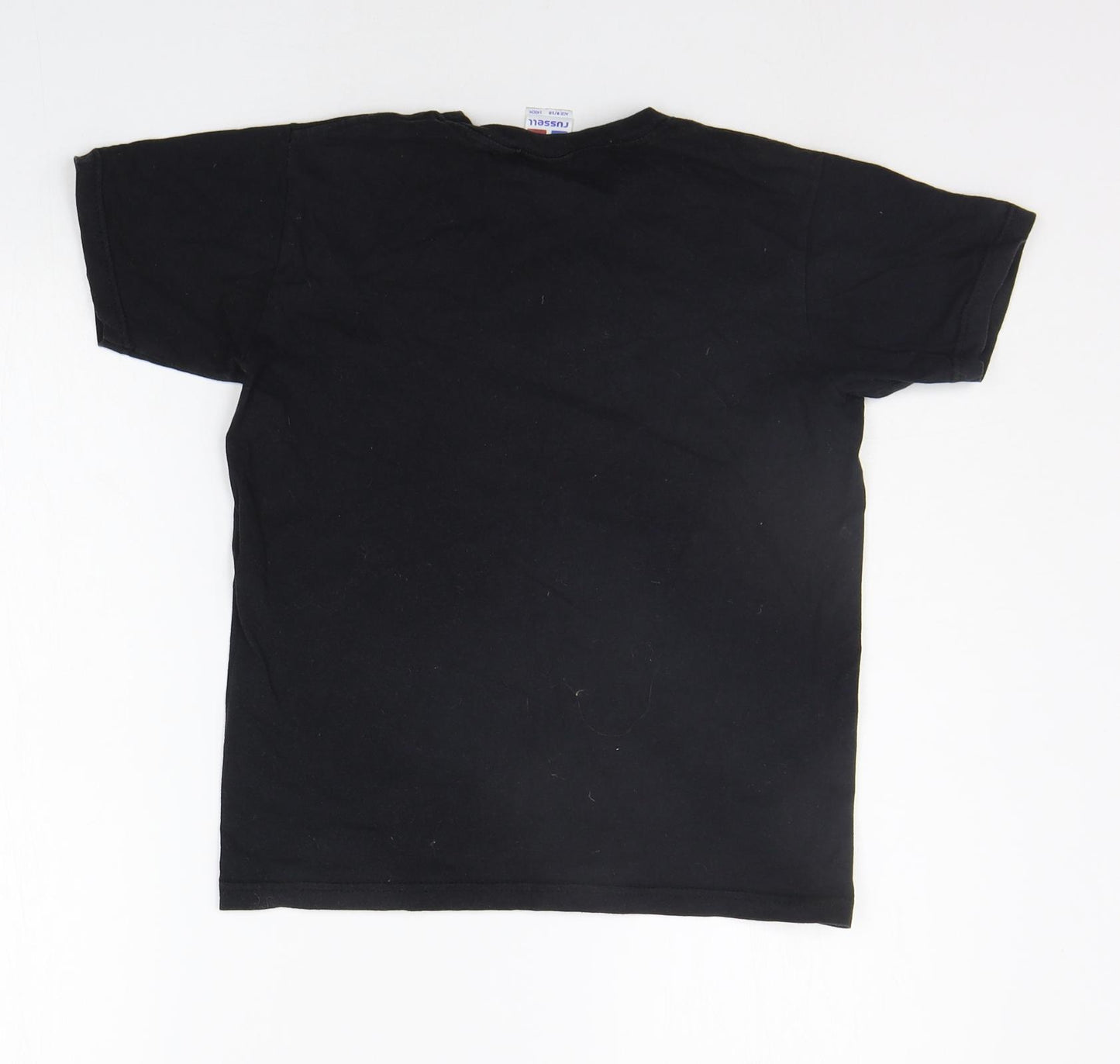 Russell Boys Black   Basic T-Shirt Size 9-10 Years  - FORTNITE