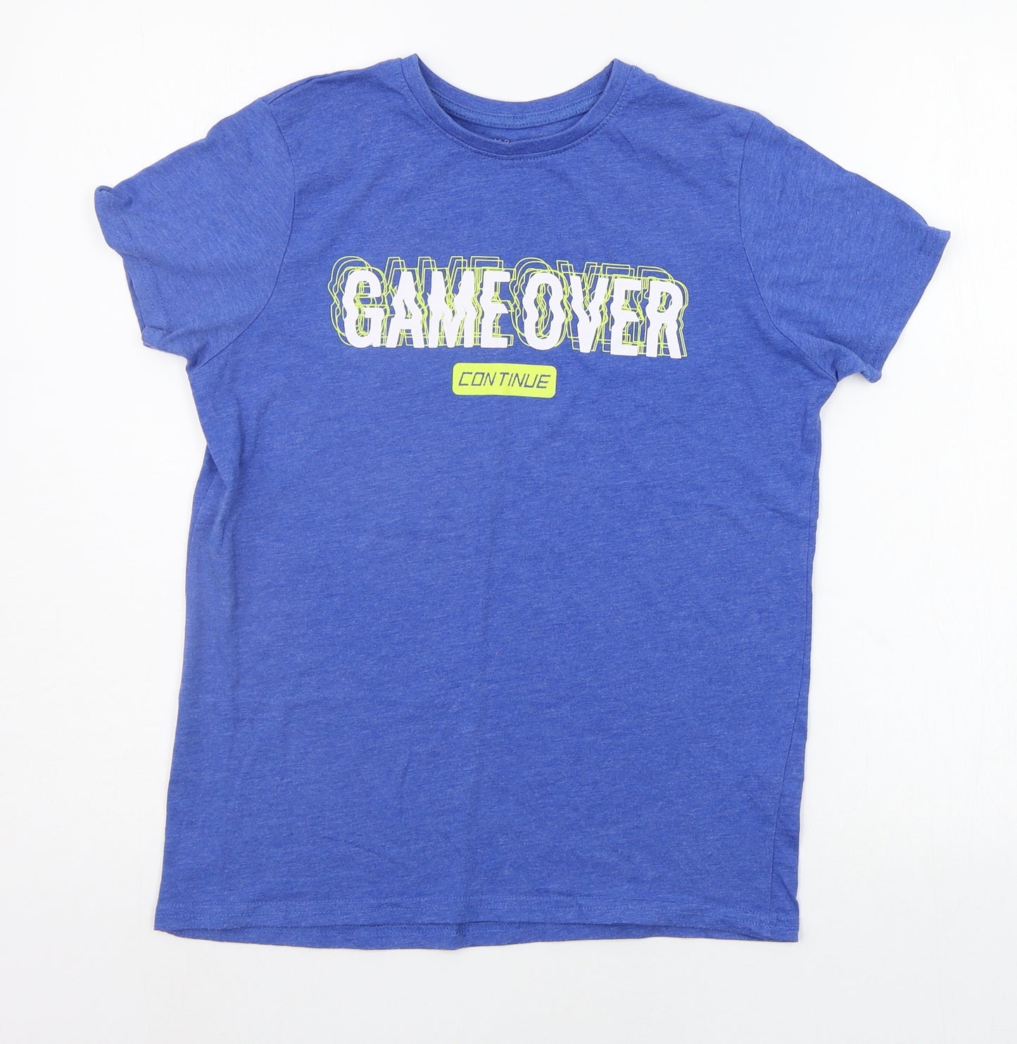 Primark Boys Blue   Basic T-Shirt Size 10-11 Years