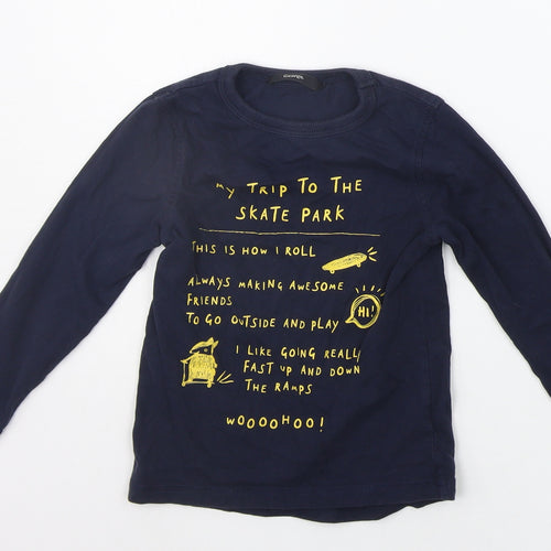 George Boys Blue   Basic T-Shirt Size 3-4 Years
