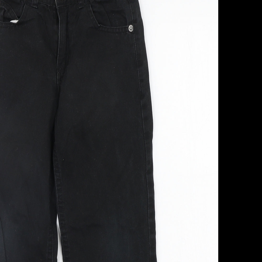 Denim & Co. Boys Black   Chino Trousers Size 6-7 Years