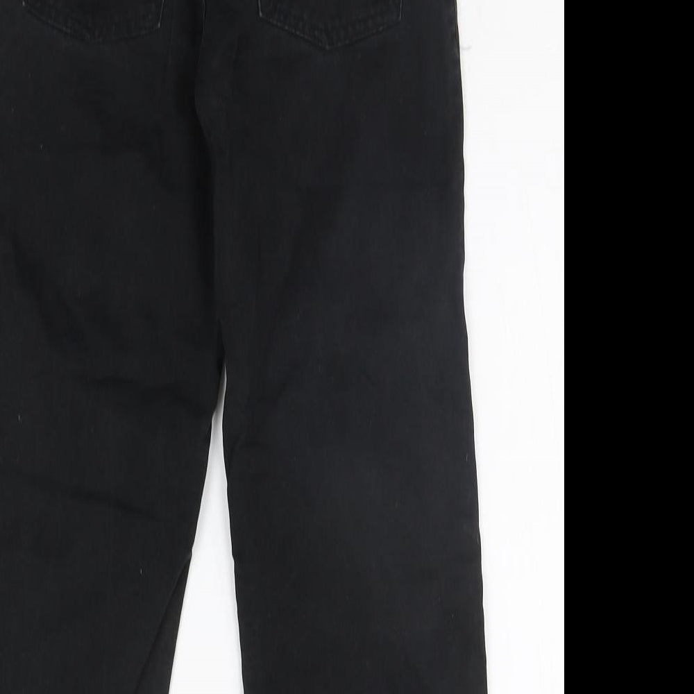 Denim & Co. Boys Black   Chino Trousers Size 6-7 Years