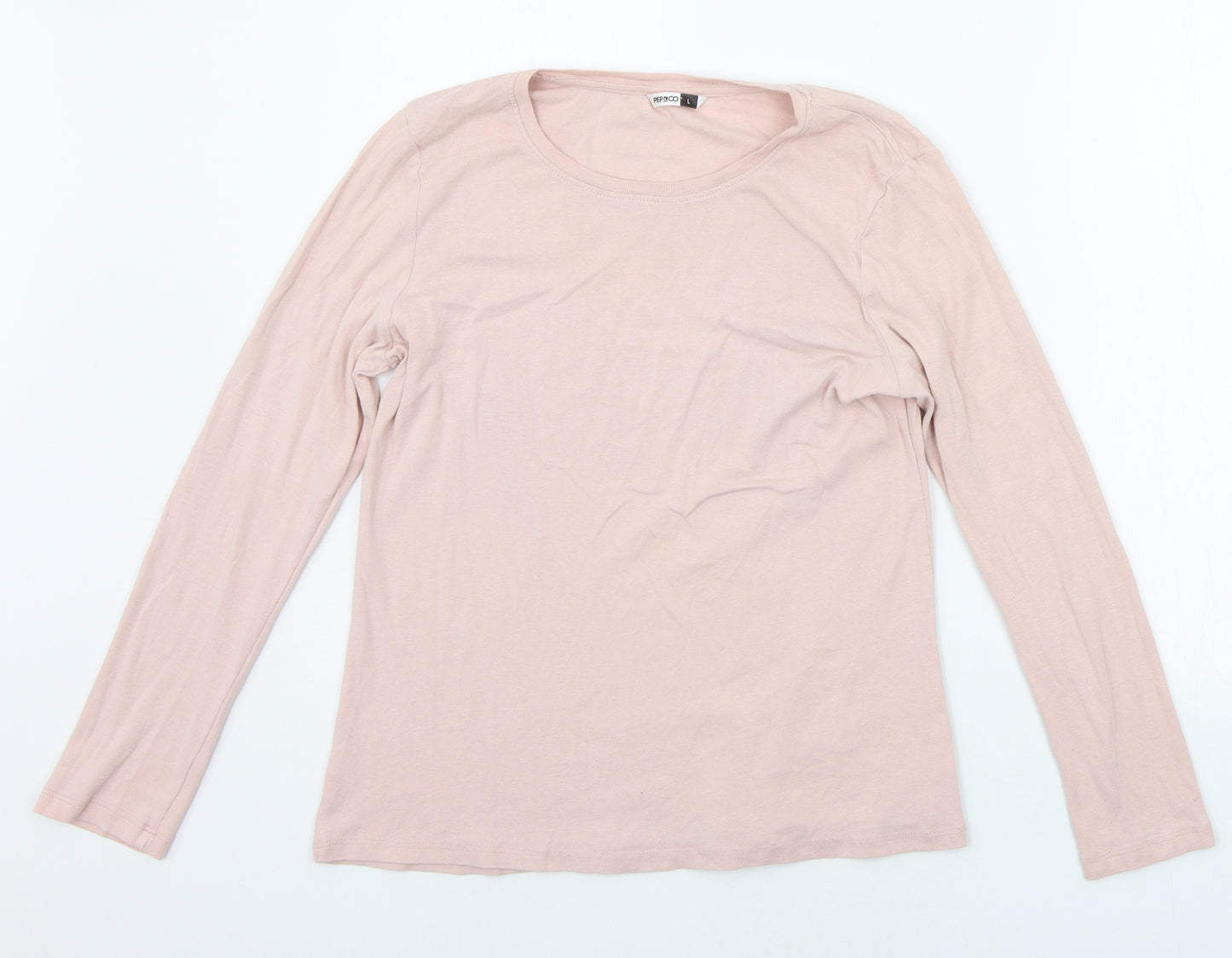 pep&CO Womens Pink   Basic T-Shirt Size L