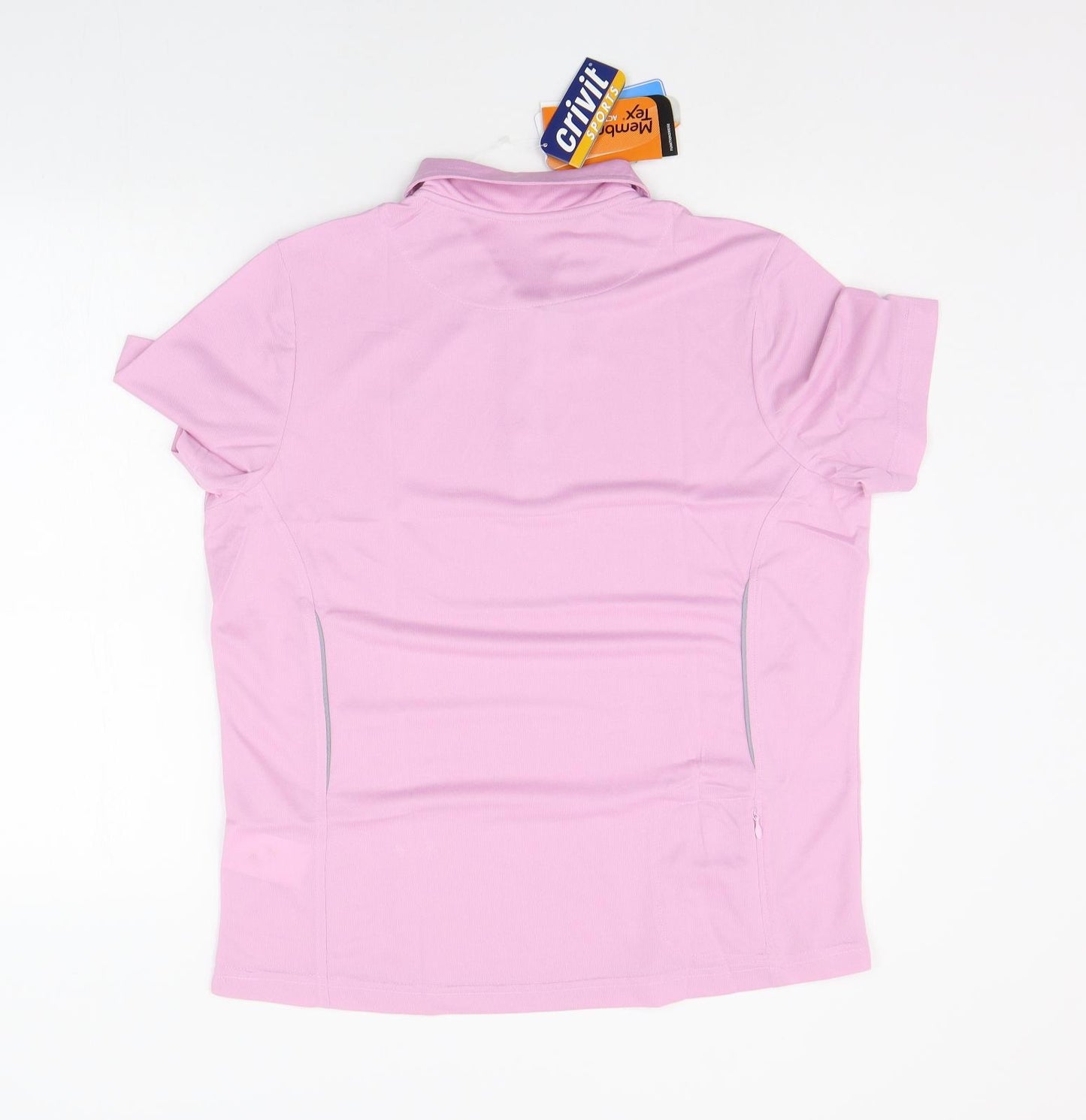 Crivit Mens Pink    Polo Size L