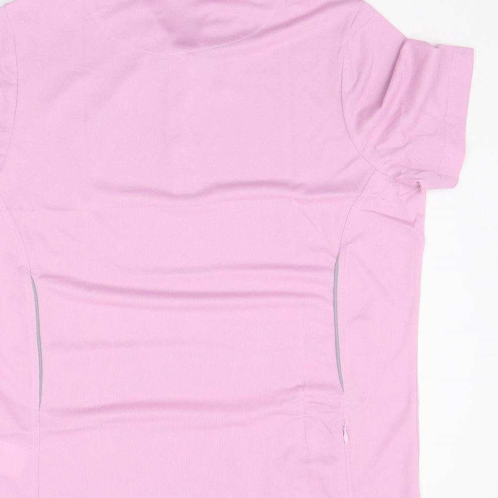 Crivit Mens Pink    Polo Size L
