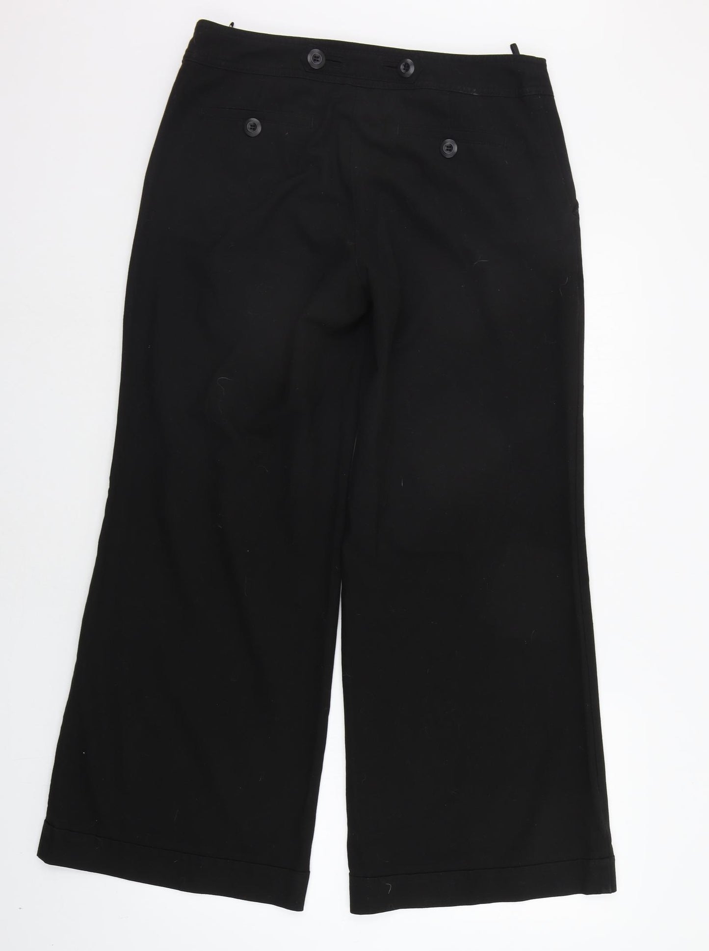 NEXT Womens Black   Trousers  Size 12 L28 in