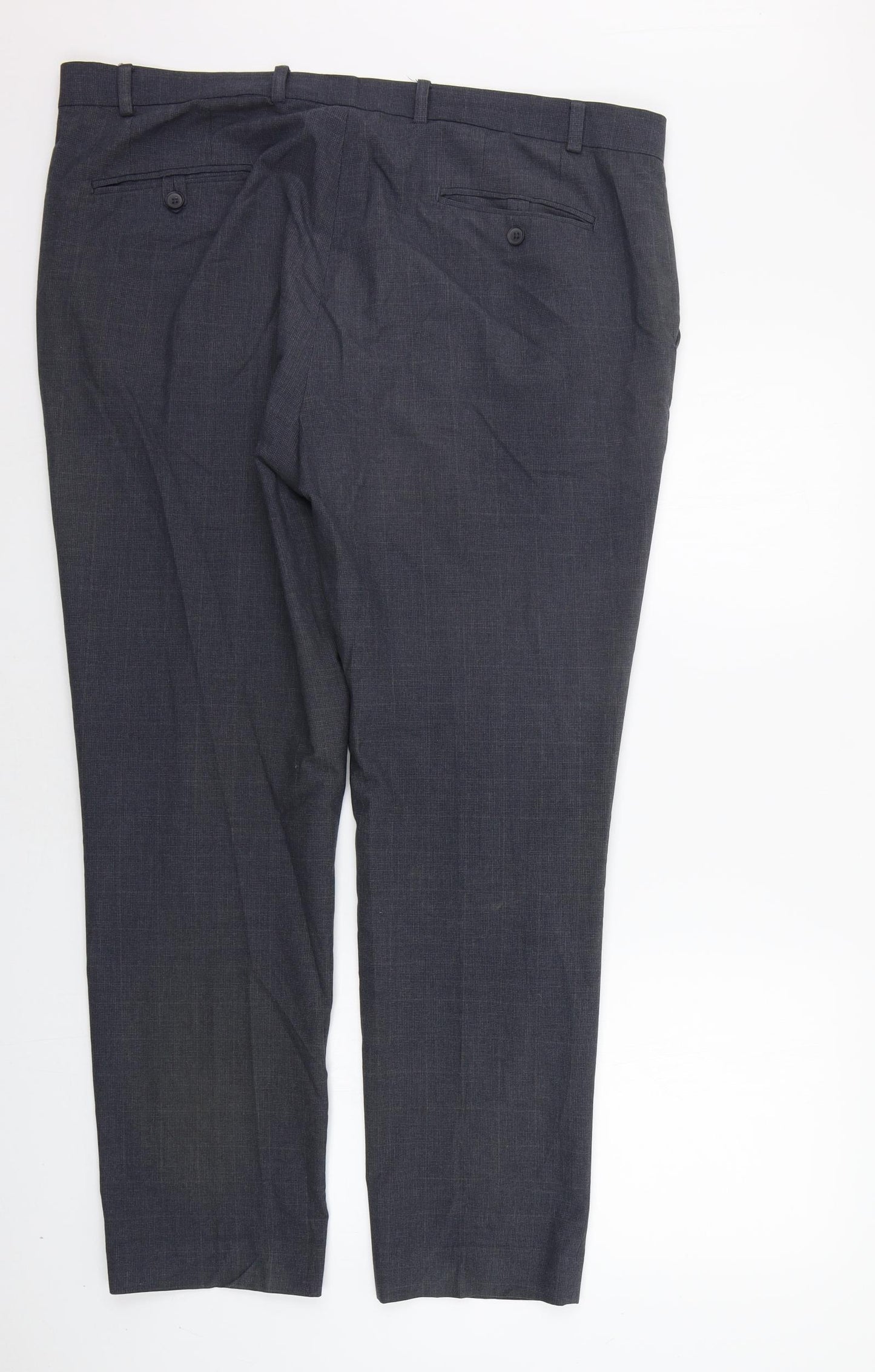 TU Mens Grey Check  Trousers  Size 40 in L31 in