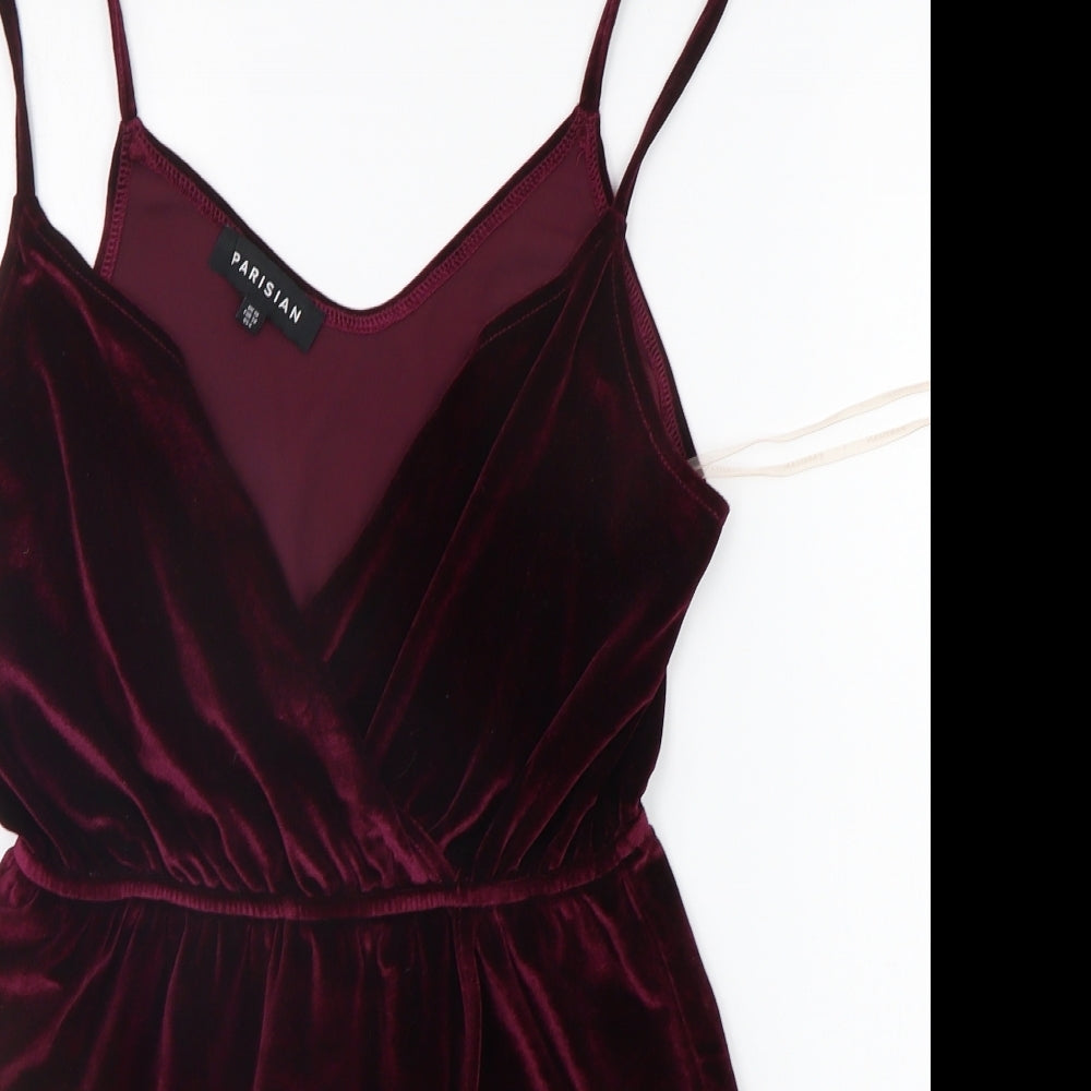 PARISIAN  Womens Purple   Jumpsuit One-Piece Size 10