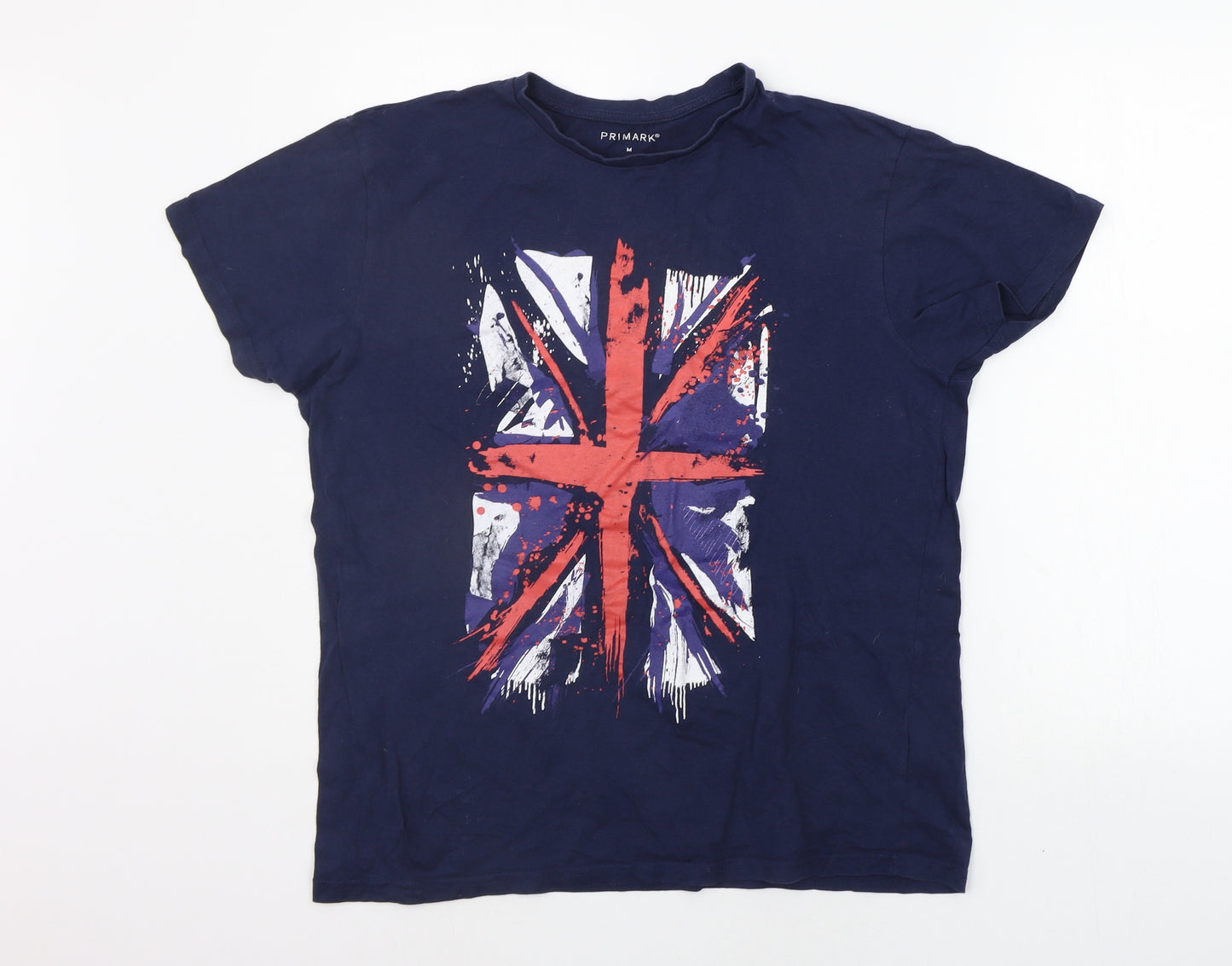 Primark Mens Blue    T-Shirt Size M  - ENGLAND