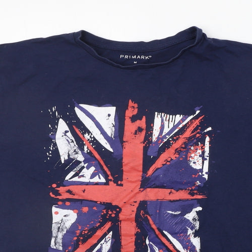 Primark Mens Blue    T-Shirt Size M  - ENGLAND