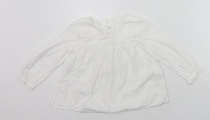 TU Baby White Basic Button-Up Size 18-24 Months