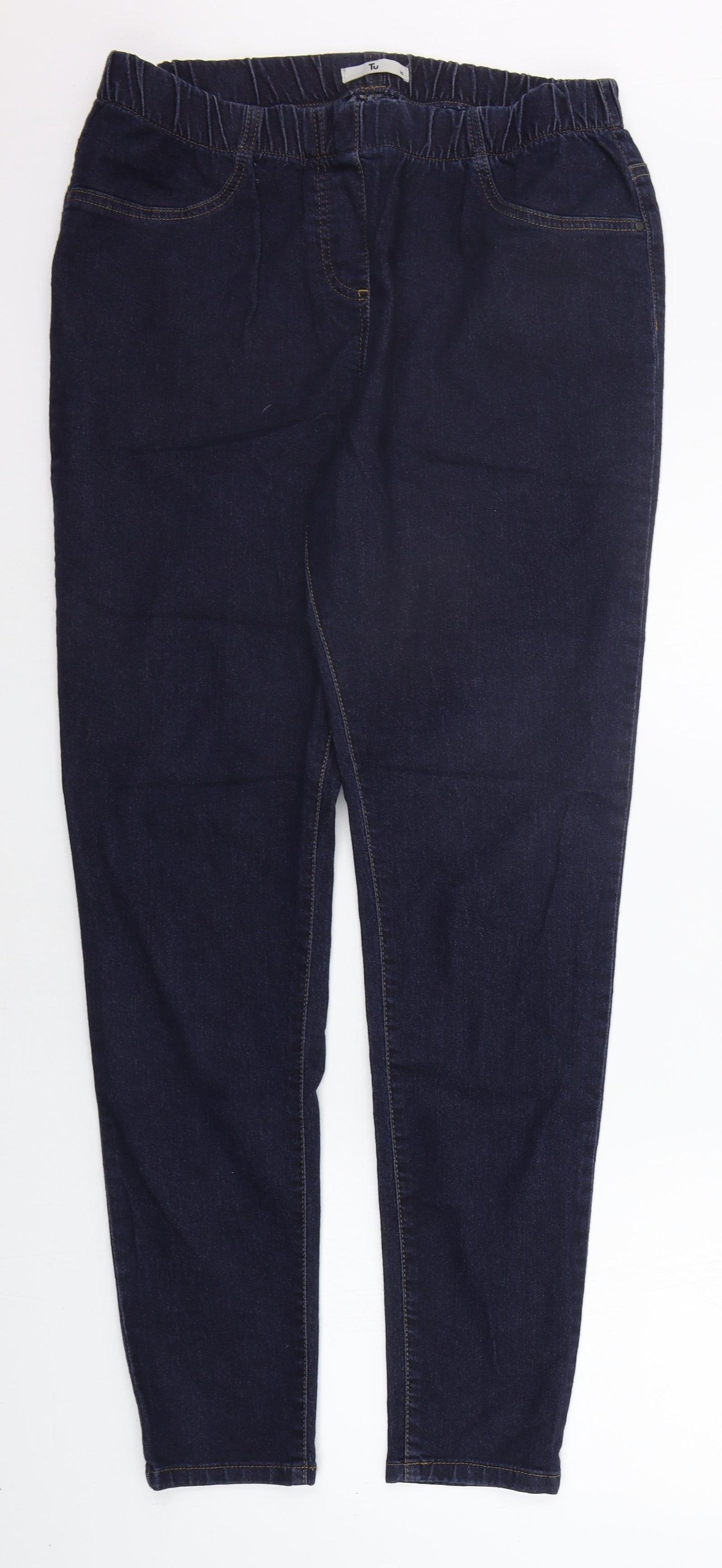 TU Womens Blue   Straight Jeans Size 16 L29 in