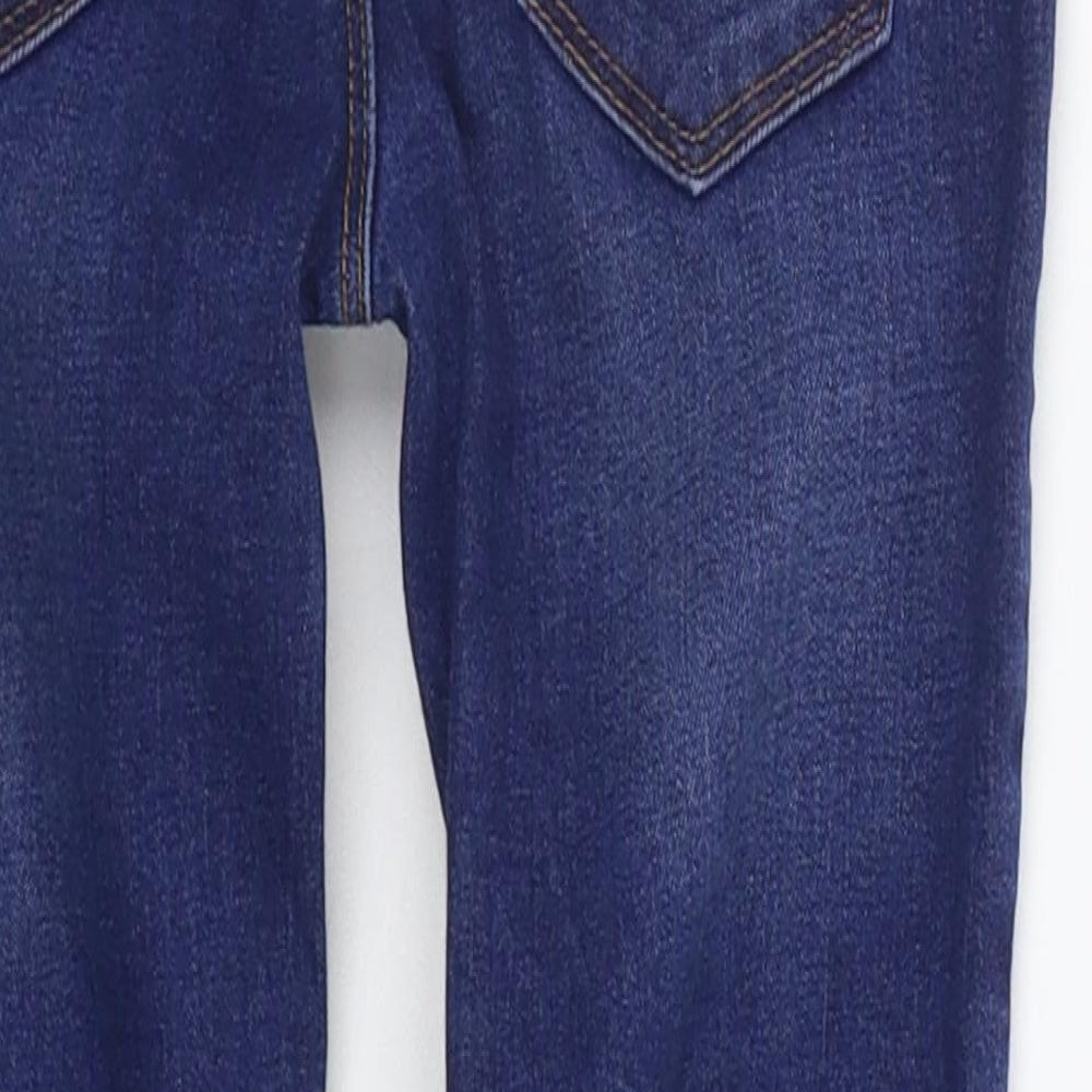 Denim & Co. Girls Blue   Straight Jeans Size 5-6 Years