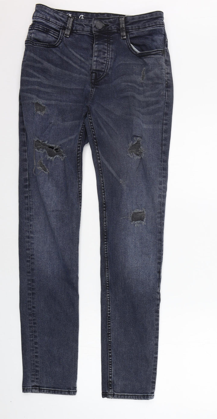 Denim & Co. Mens Blue Straight Jeans Size 28 in L32 in