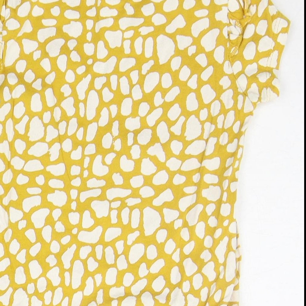 Primark Baby Yellow Geometric  Basic T-Shirt Size 18-24 Months