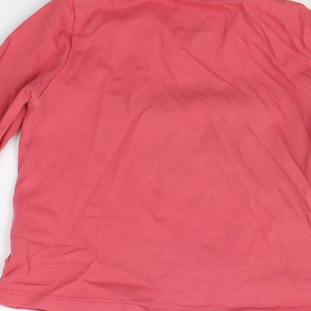 F&F Baby Red   Basic T-Shirt Size 12-18 Months  - ZEBRA