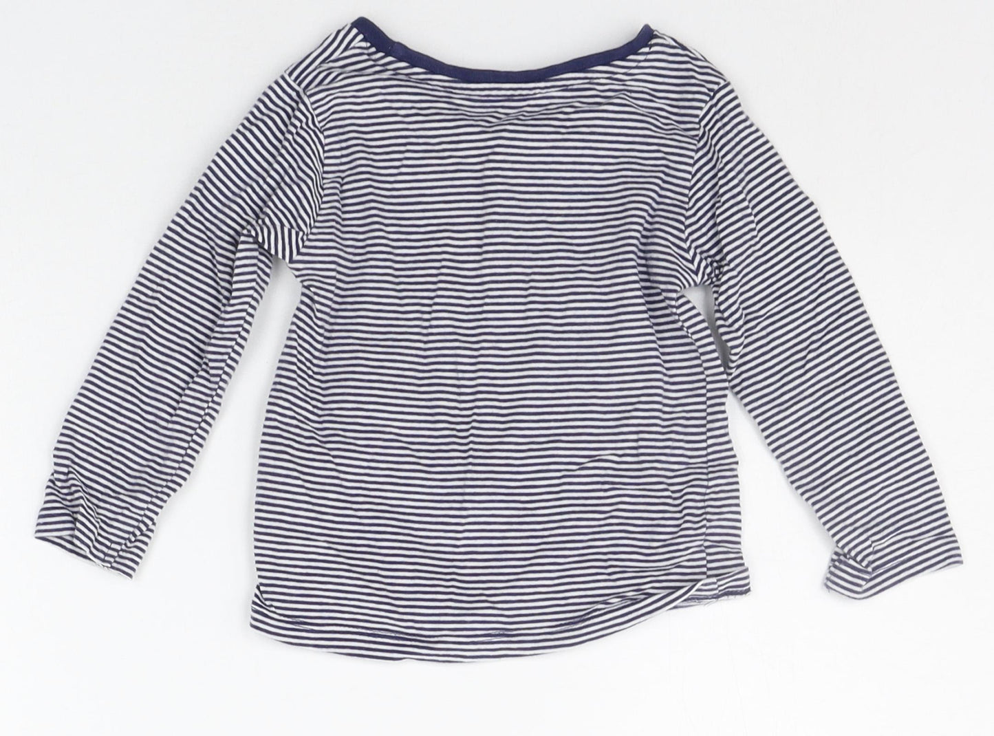 Matalan Baby Blue Striped  Basic T-Shirt Size 12-18 Months