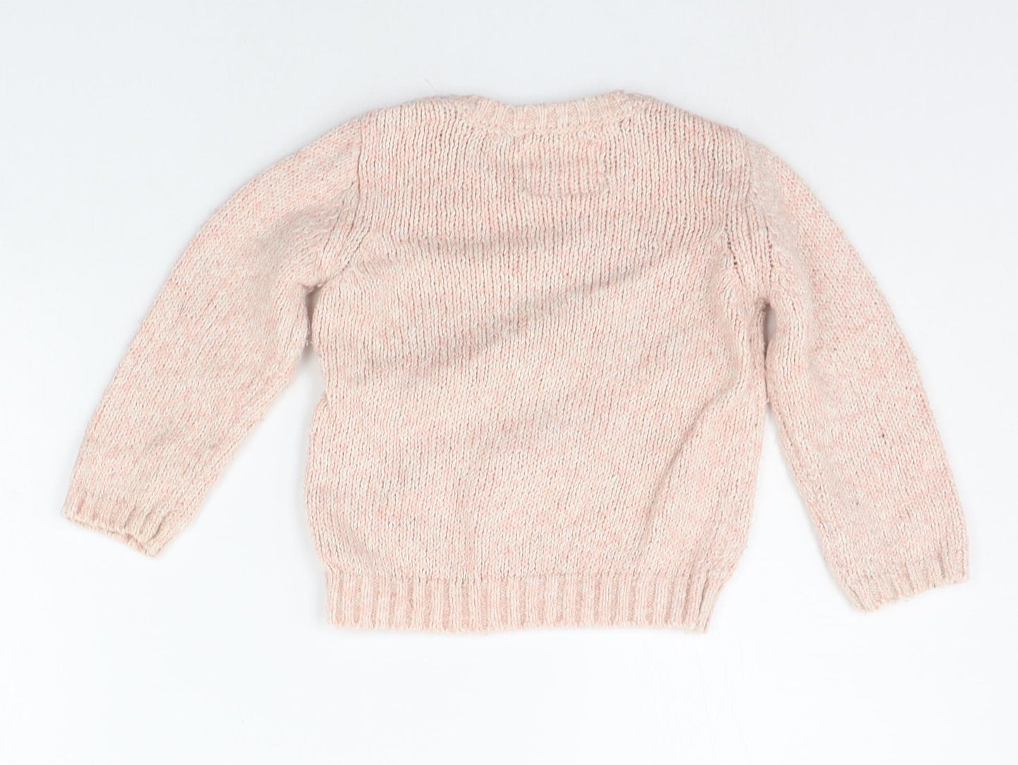 Primark Baby Pink   Pullover Jumper Size 12-18 Months  - Kitten