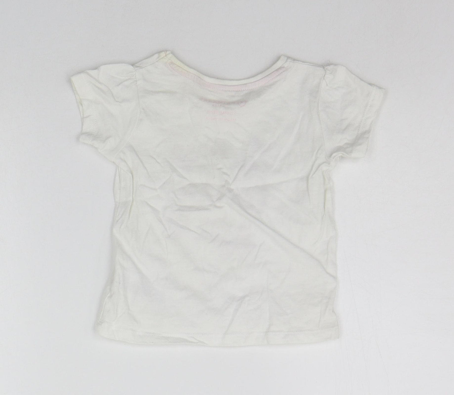 Primark Baby White   Basic T-Shirt Size 12-18 Months