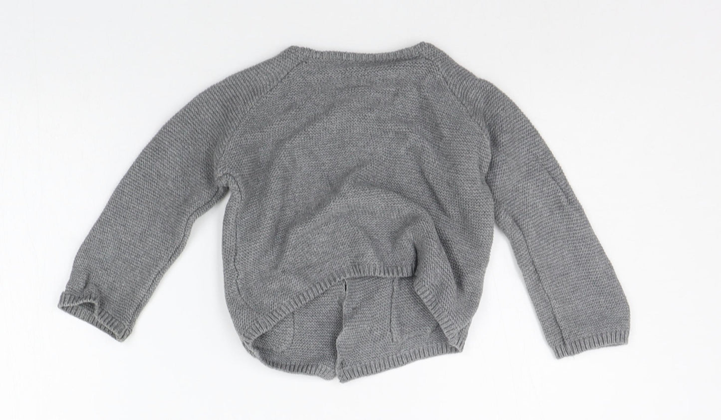 Matalan Baby Grey   Cardigan Jumper Size 12-18 Months