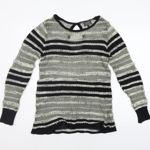 NEXT Womens Beige Striped  A-Line  Size 14