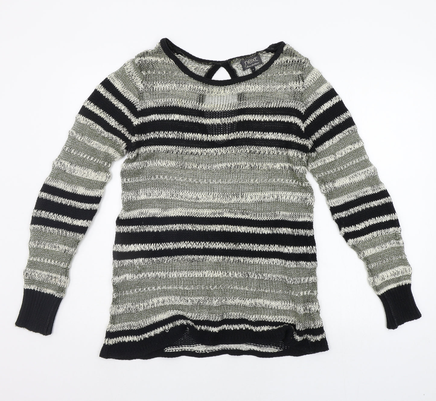 NEXT Womens Beige Striped  A-Line  Size 14