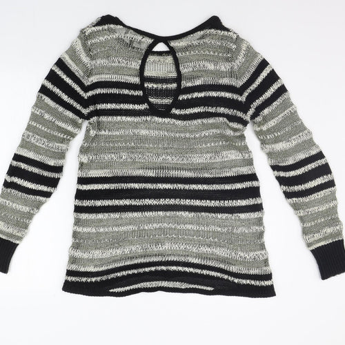NEXT Womens Beige Striped  A-Line  Size 14