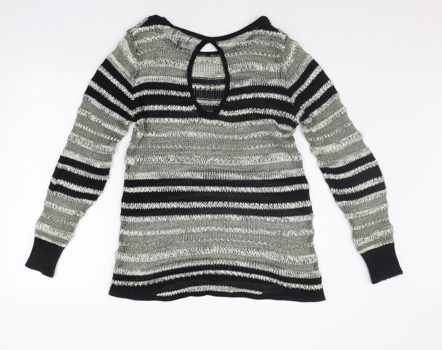 NEXT Womens Beige Striped  A-Line  Size 14