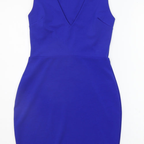 Boohoo Womens Blue   A-Line  Size 10