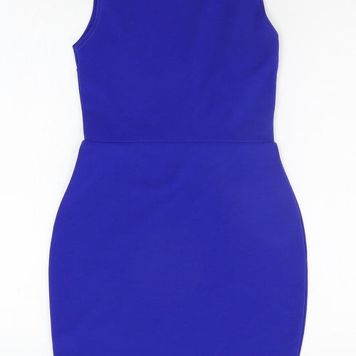 Boohoo Womens Blue   A-Line  Size 10