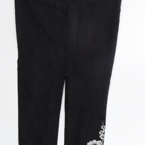 Preworn Womens Black   Skinny Jeans Size 10 L29 in