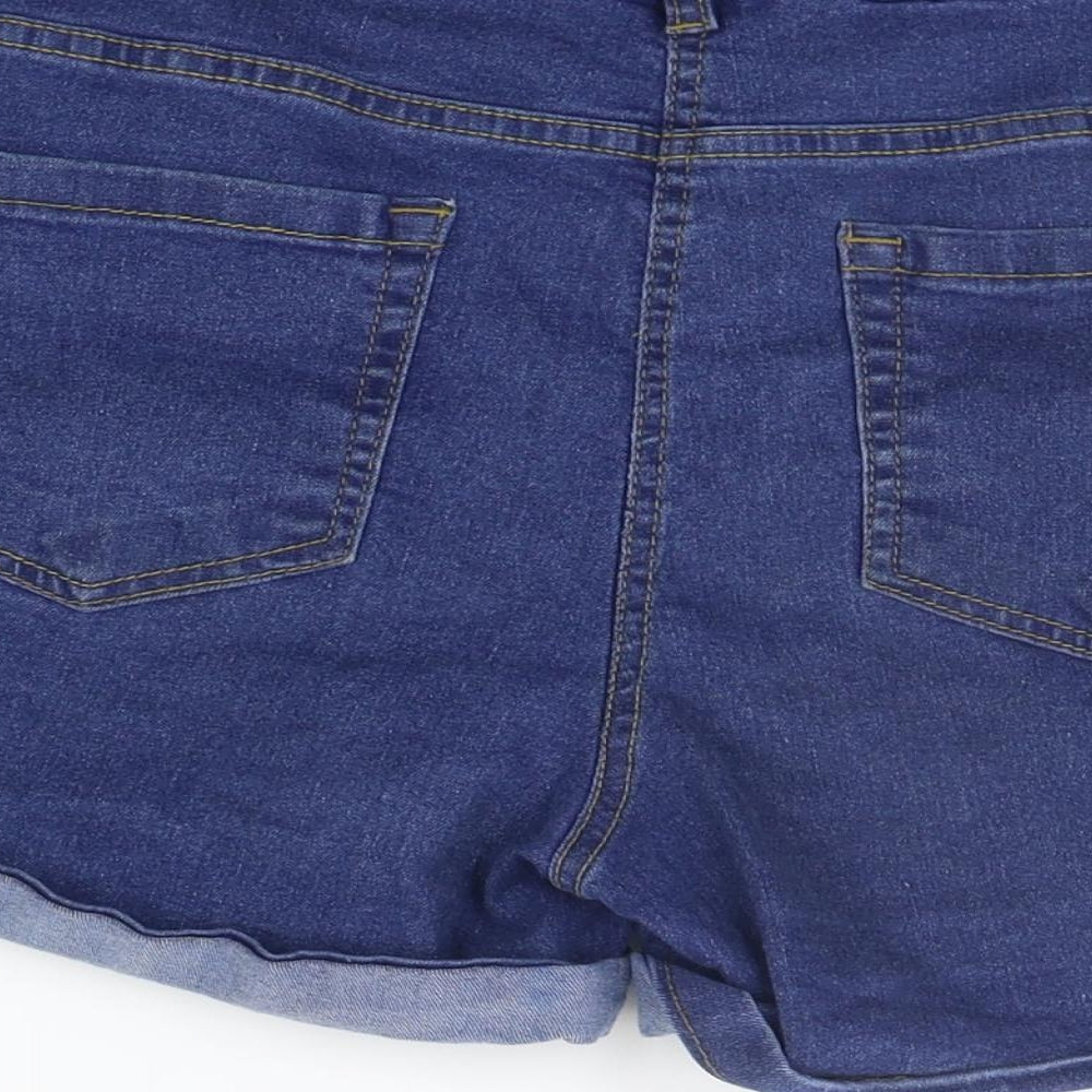pEP&CO Womens Blue   Cut-Off Shorts Size 14