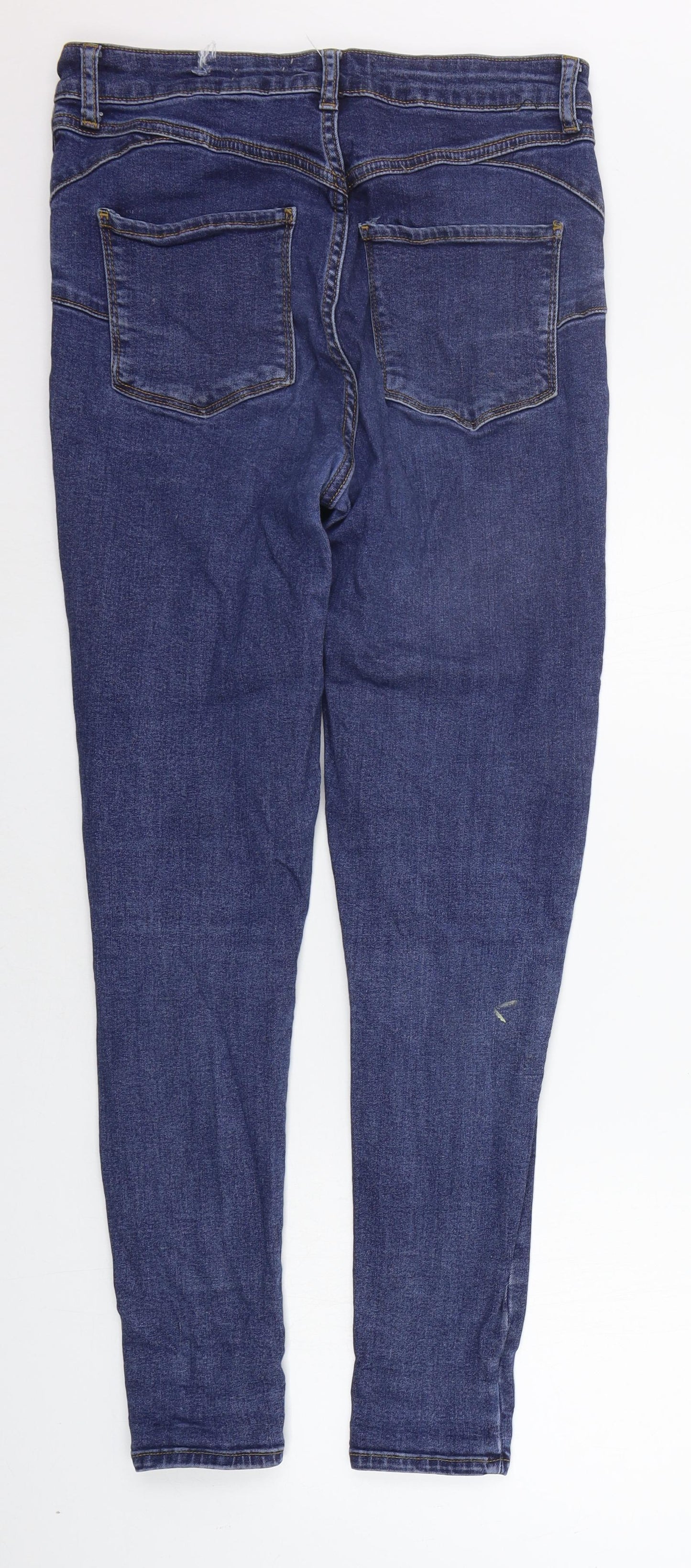 New Look Womens Blue   Straight Jeans Size 12 L28 in