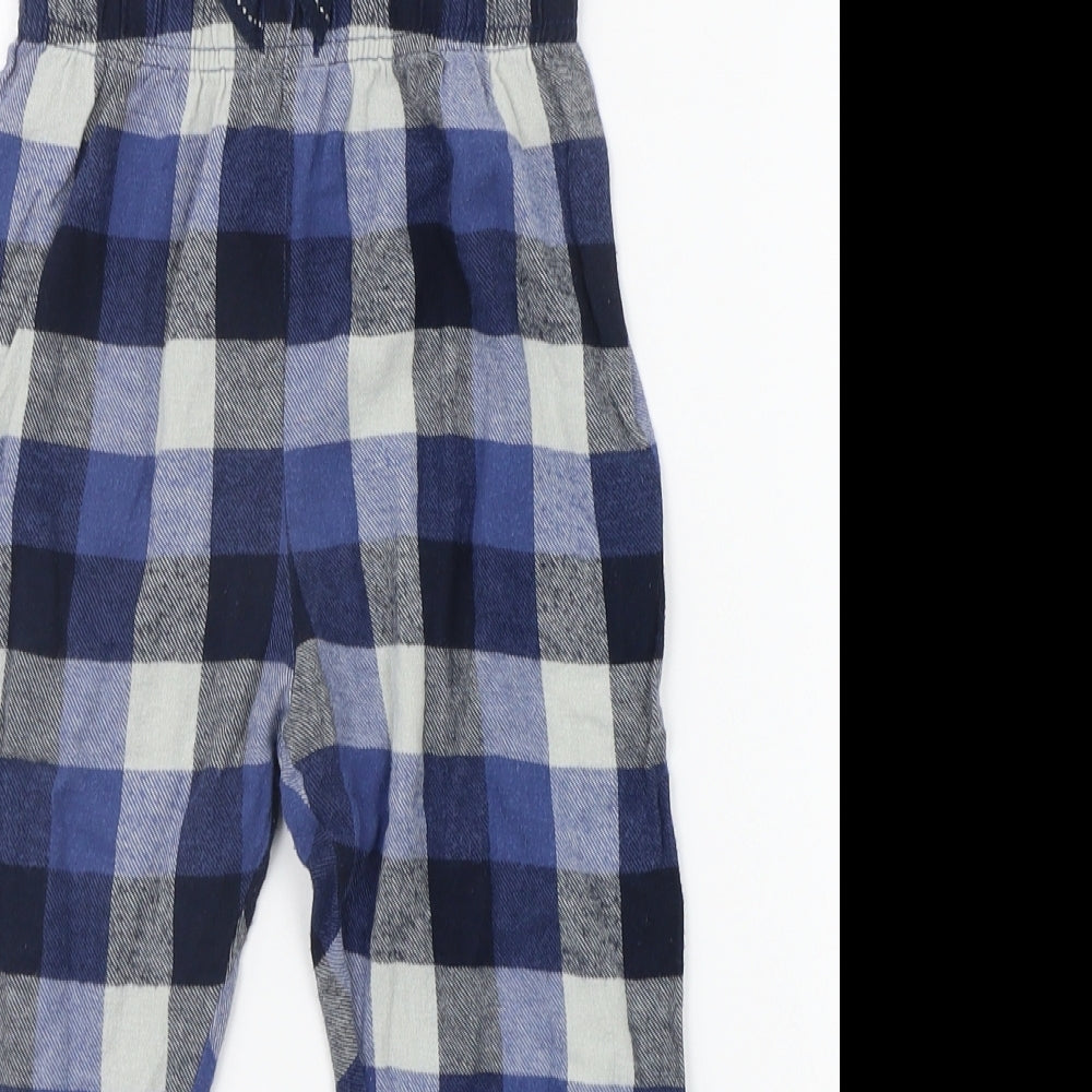 TU Boys Blue Check   One Piece Size 3-4 Years