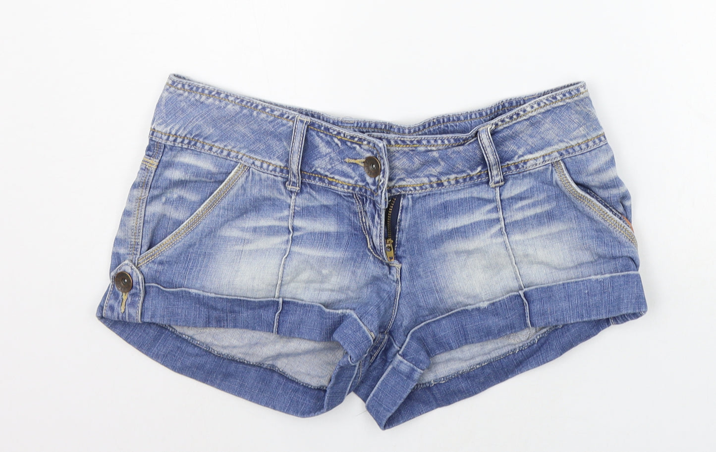 SoulCal&Co Womens Blue   Cut-Off Shorts Size 12