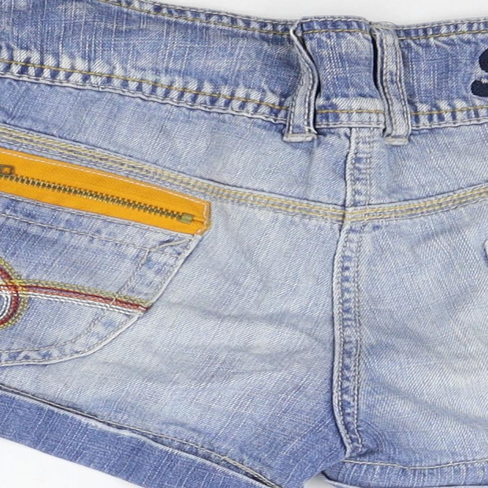 SoulCal&Co Womens Blue   Cut-Off Shorts Size 12