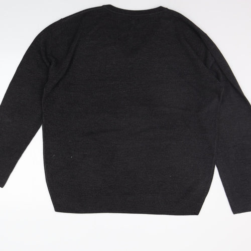 Matalan Mens Grey   Pullover Jumper Size 2XL