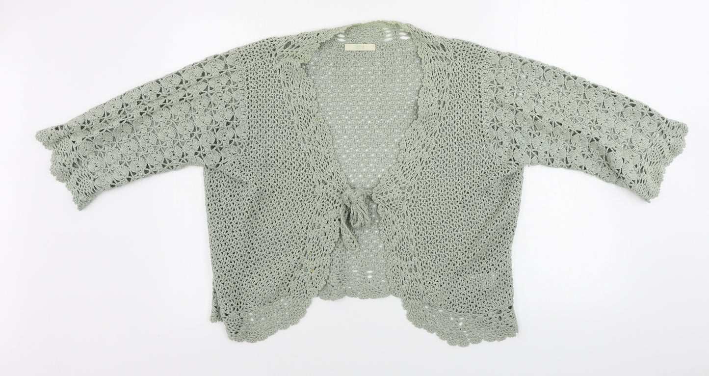 Marks and Spencer Womens Green   Cardigan Jumper Size 16